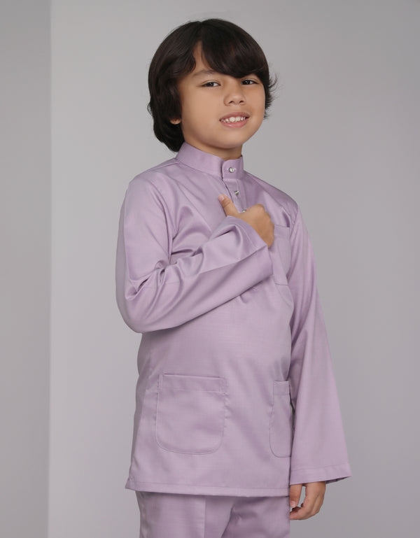 KIDS BAJU MELAYU REFAL R/FIT (LILAC)